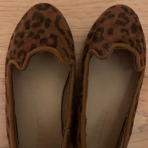 Toddler size 5 animal print ballet flats